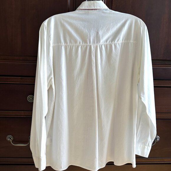 HESS FRACKMANN Trachten White Cotton Embroidered Blouse 36 - Picture 2 of 8